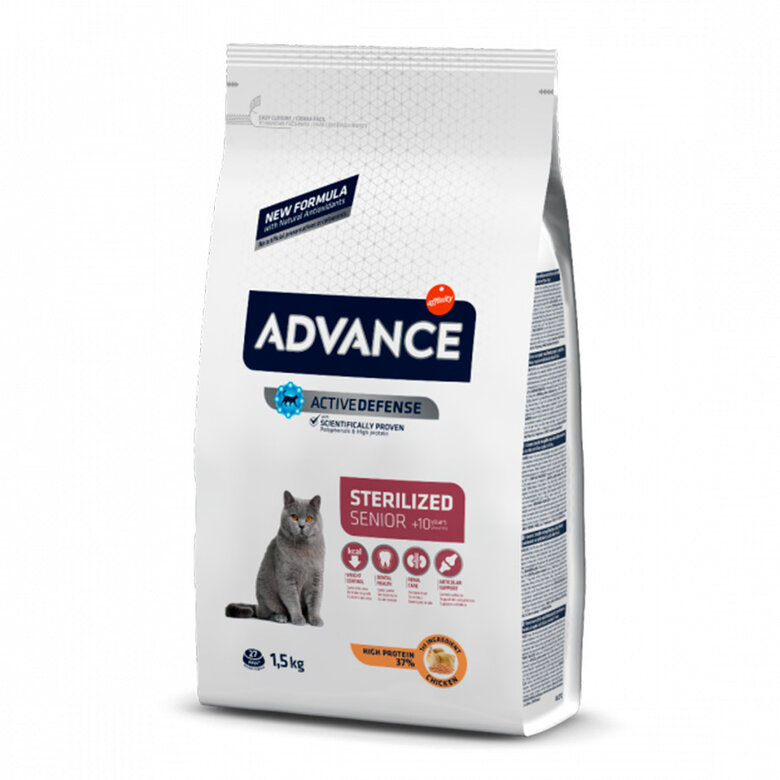 Hazme crecer metano Affinity Advance Sterilized +10 pollo y cebada pienso para gatos |  Tiendanimal