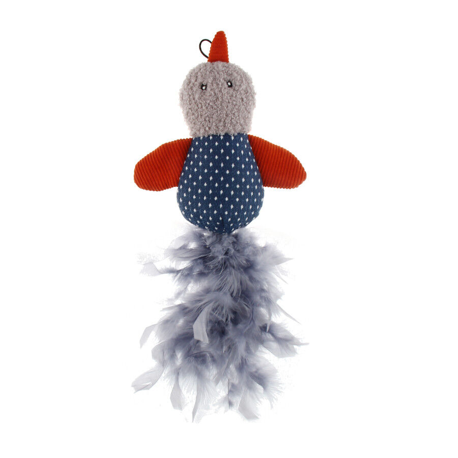 The Cat Band P&aacute;jaro de peluche con plumas, , large Imagen numero 1