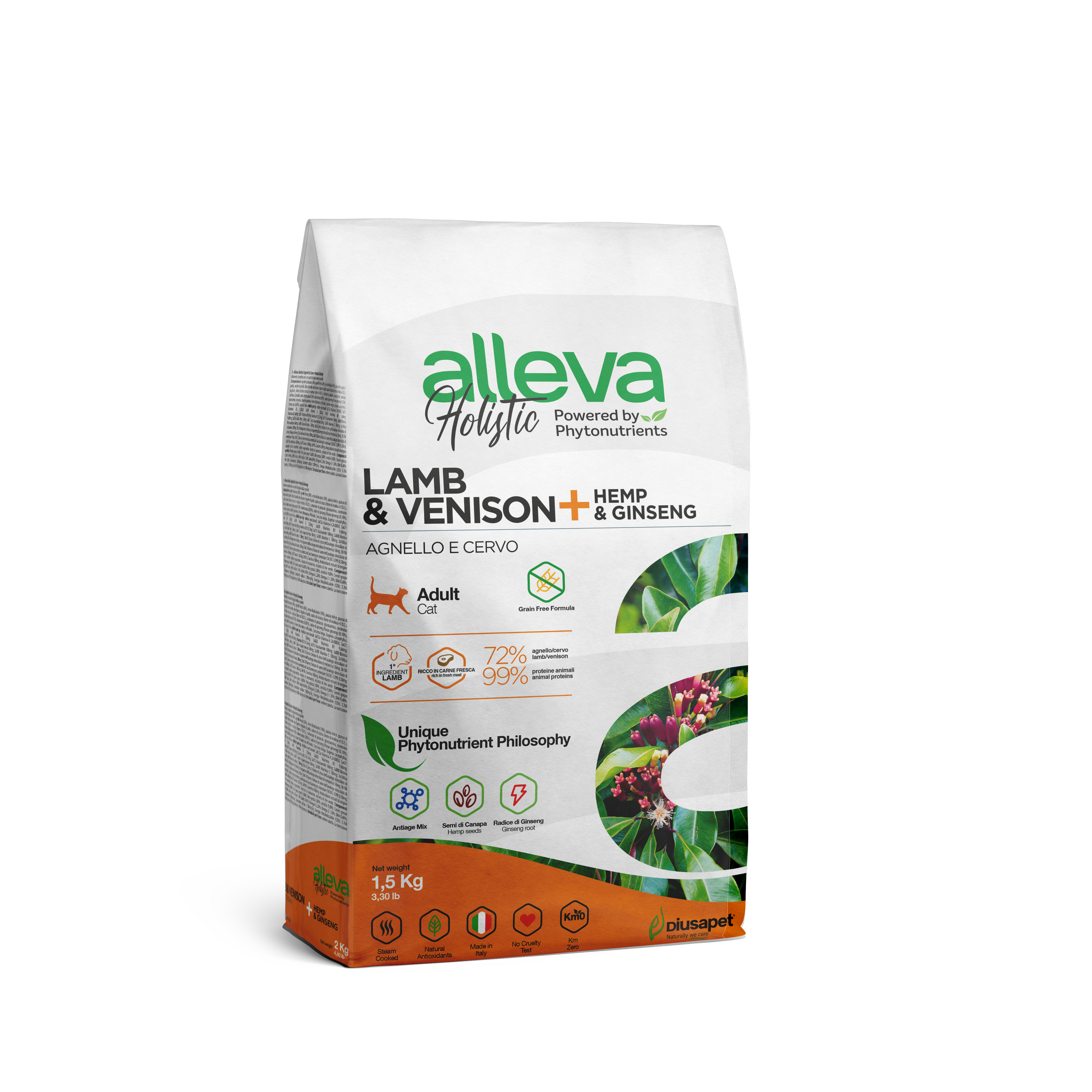 Pienso para gatos Alleva Holistic de cordero y venado, , large Imagen numero 4