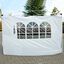 Paredes laterales con ventanas para carpa Outsunny color Blanco, , large indicador imagen numero 3