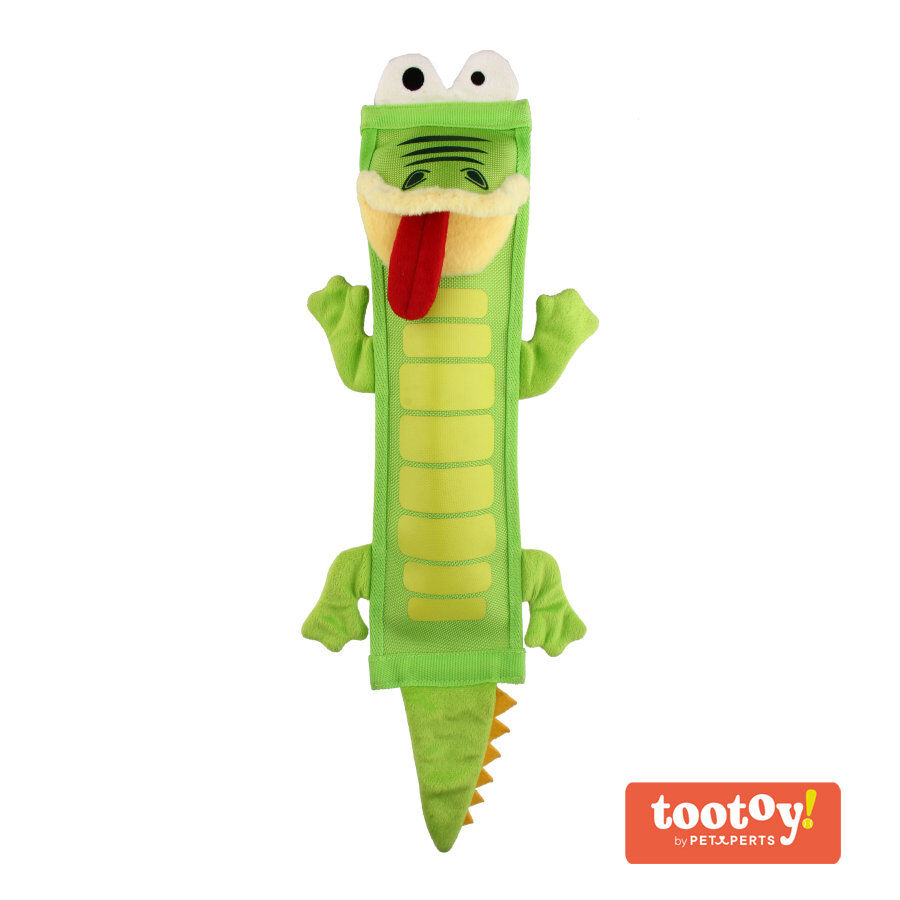 Tootoy! Comfort Resistant Crocodile Toy peluche para perros thumbnail