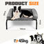 Nobleza Cama Elevada Sof&aacute; para Perros (XL-122*71*32cm) - Cama 2 en 1 Invierno/Verano con Coj&iacute;n de Felpa Desmontable, Cama T&eacute;rmica y Transpirable para Exterior e Interior, Gris, , large indicador imagen numero 7