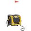 vidaXL Remolque bicicleta para perros hierro tela Oxford amarillo gris, , large indicador imagen numero 1