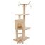 Pets Collection poste rascador de sisal beige para gatos, , large indicador imagen numero 1