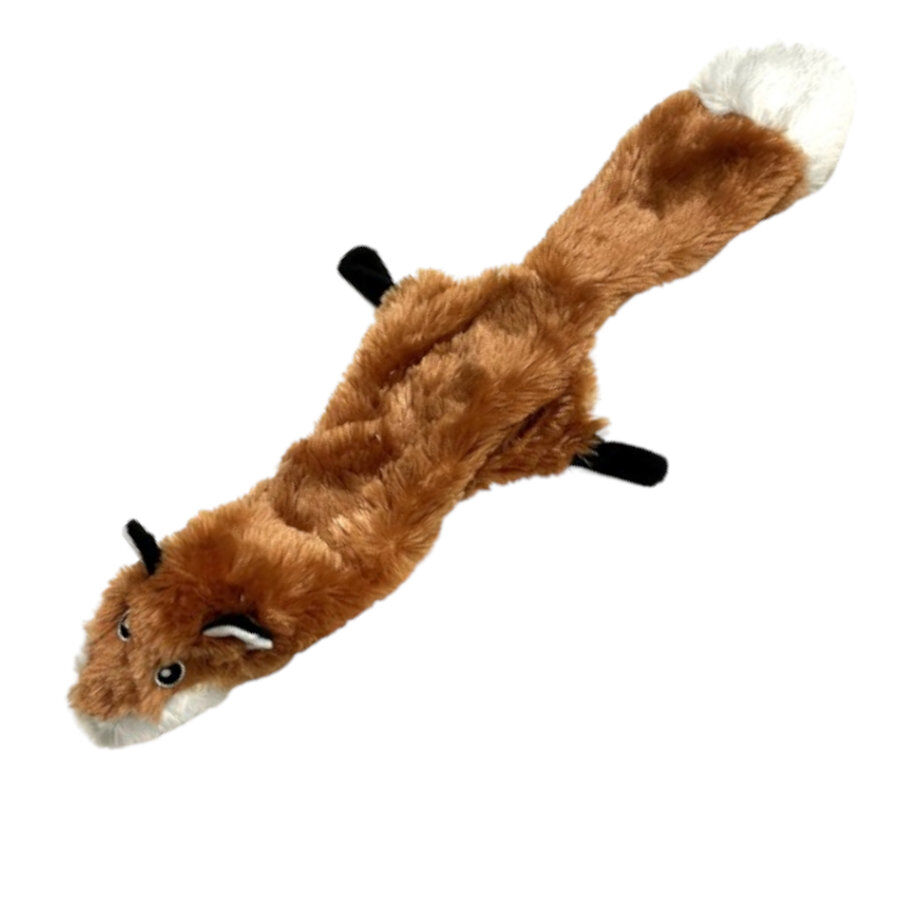 Tootoy! Comfort Skinny Fox peluche con sonido crujiente para perros thumbnail