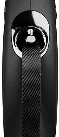 Correa de cuerda flexi classic m - longitud: 5 m - peso m&aacute;ximo: 25 kg - negro - para perros, , large Imagen numero 5