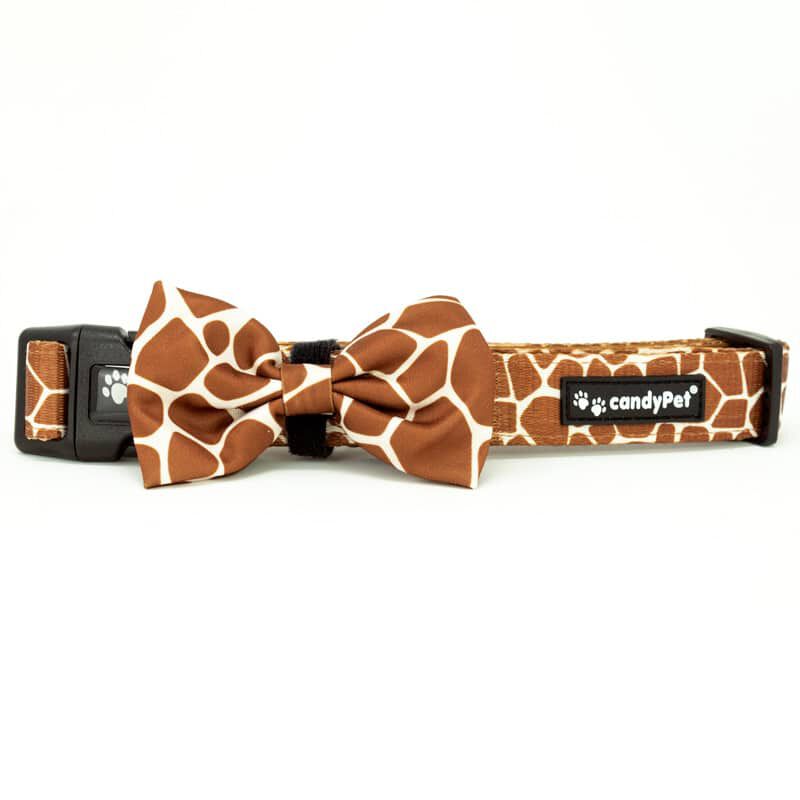 candyPet Pajarita / Mo&ntilde;o - Cierre de velcro - Pajarita o mo&ntilde;o para collar o arn&eacute;s - A juego con Arn&eacute;s, collar y correa - GIRAFFE, , large Imagen numero 2