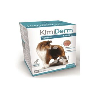 Kimipharma Kimiderm Reforce Dermatosis Alopecias 120 Cápsulas para perros