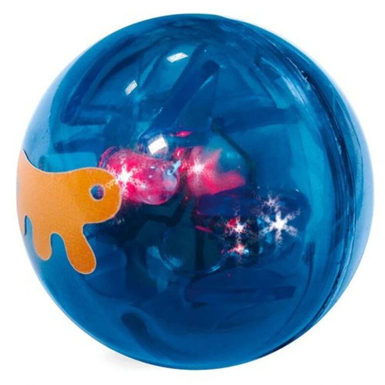 Juguete tiovivo para gatos color Naranja y Blanco thumbnail