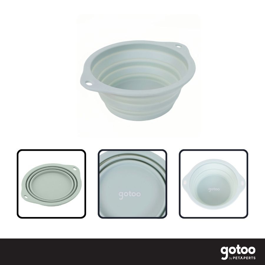 Gotoo Bebedero Plegable y Port&aacute;til de Silicona para perros y gatos, , large Imagen numero 4