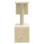 Vidaxl rascador doble crema para gatos, , large indicador imagen numero 4