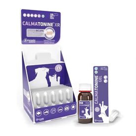 Calmatonine 20 ml suplemento natural que ayuda a reducir el estrés y la ansiedad de perros y gatos Chemial Ibérica
