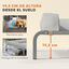 PawHut Cama Elevada Perros Gris Claro, , large indicador imagen numero 4