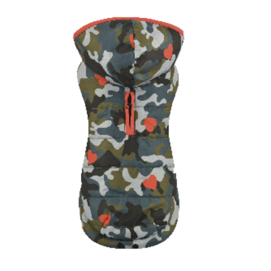 Nayeco Army Chaqueta con Capucha para perros