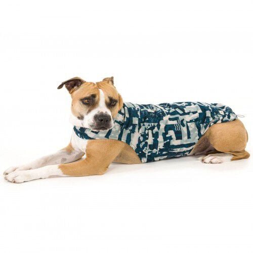 Chubasquero Amazonia para perros Gobak con forro polar azul, , large Imagen numero 1