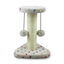 Nobleza - Juguete rascador para gatos, tipo columna con pelotas. Color marrón, alto 28cm., , large indicador imagen numero 1