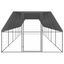 vidaXL Jaula gallinero de acero galvanizado 3x10x2 m, , large indicador imagen numero 2