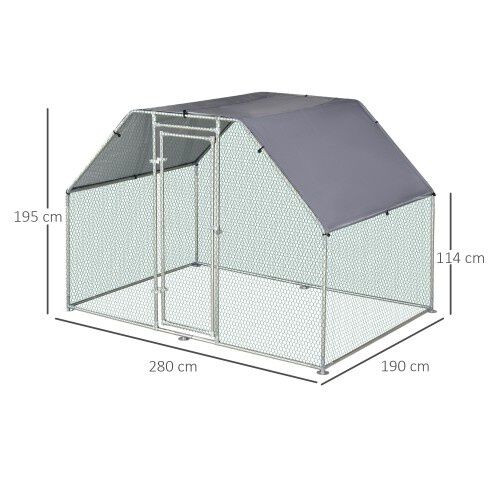 Gallinero de exterior para aves de corral color Plata, , large Imagen numero 3