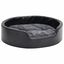 VidaXL Cama Negro y Gris Oscuro para perros y gatos, , large indicador imagen numero 3
