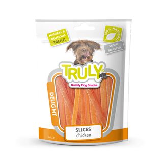 Truly Tiras de Pollo snack para perro
