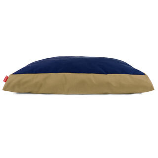 Gauty Cama tela de sarga Beige y azul oscuro para Perros y Gatos