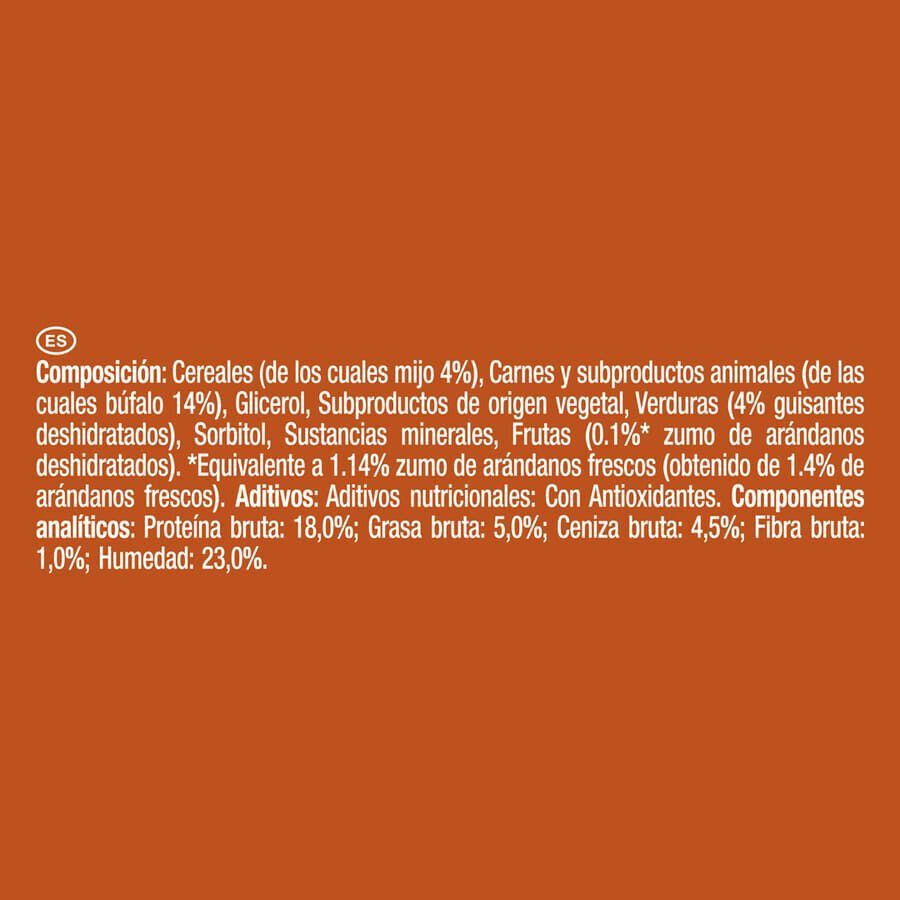 120 g Adventuros Bocaditos de B&uacute;falo y Cereal Ancestral para perros, , large Imagen numero 2