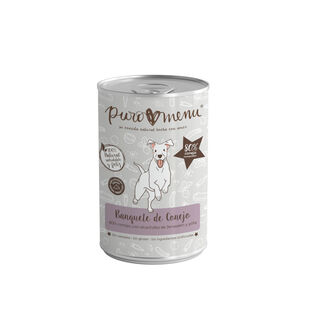 Puro Menu Bio Banquete de Conejo lata para perros