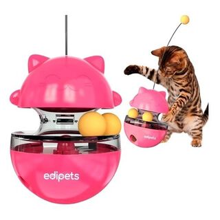 Edipets juguete interactivo rosa para gatos