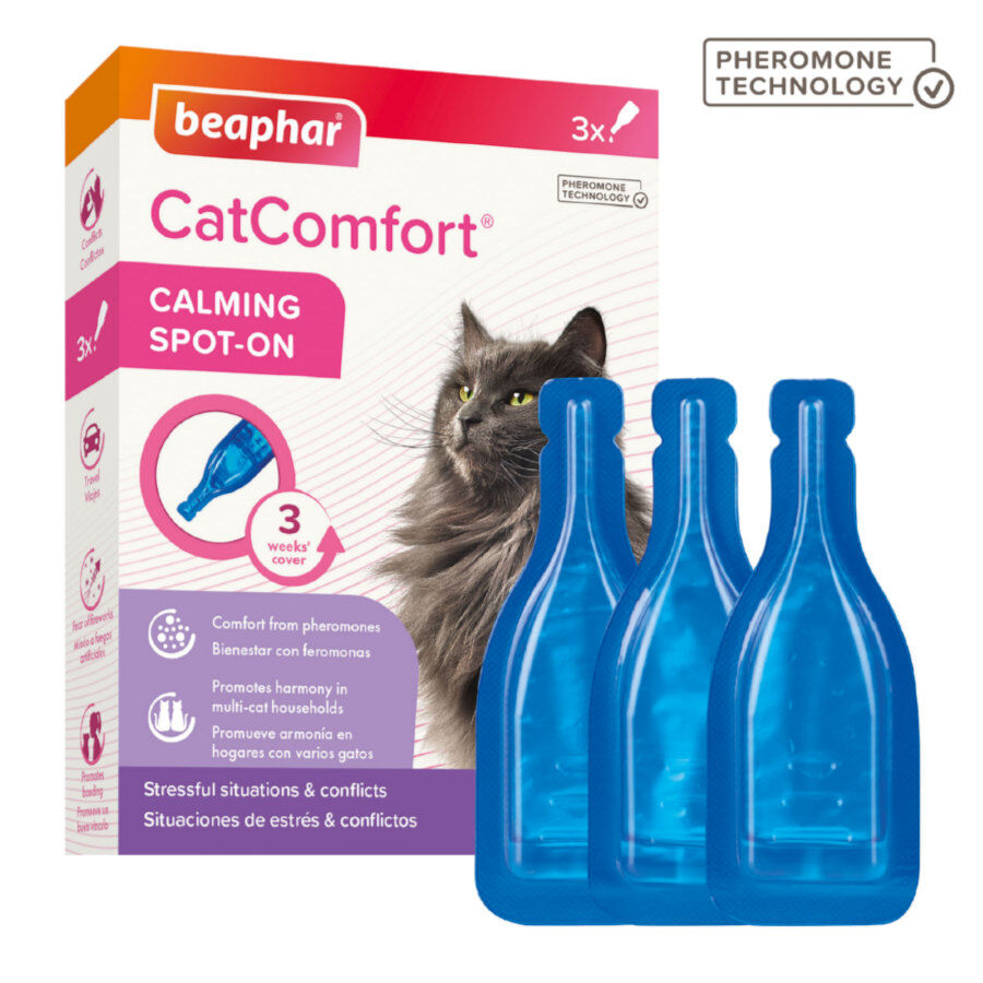 Beaphar CatComfort Calming Spot-On pipetas relajantes para gatos, , large Imagen numero 2