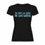 Camiseta mujer "Yo soy la loca de los gatos" color Negro, , large indicador imagen numero 2