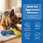 Nobleza Pack de 2 Juguetes Mordedores para Perros en Forma de Hueso &ndash; Huesos Indestructibles de Goma E-TPU para Perros Grandes, Medianos y Cachorros, Juguete Interactivo Flotante Limpiadientes, Azul y Amarillo, , large indicador imagen numero 3