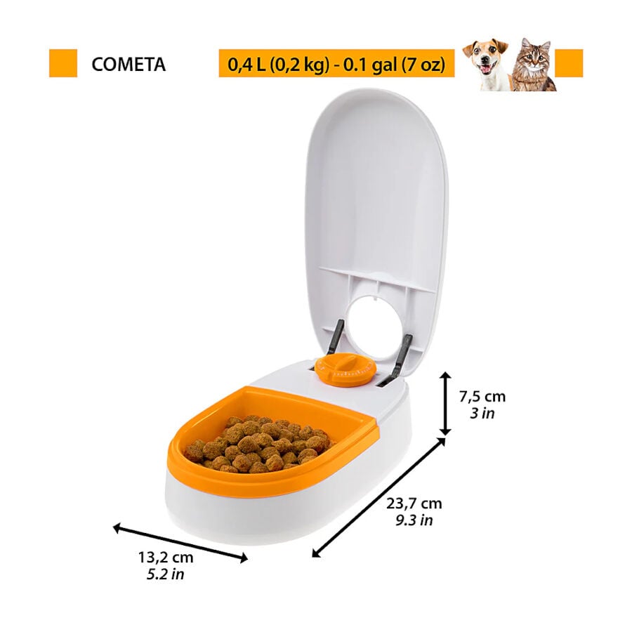 Ferplast Cometa Dispensador Automático de Alimentos para perros y gatos thumbnail