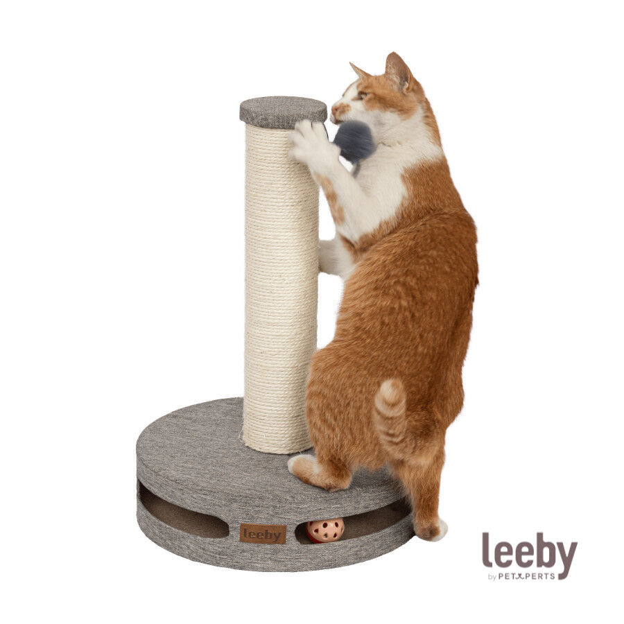 Leeby Gonzalo rascador con juguete y bola para gatos thumbnail