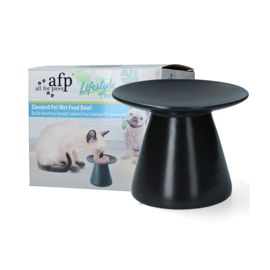 All For Paws Lifestyle4Pets Comedero gris para mascotas, , large Imagen numero 1