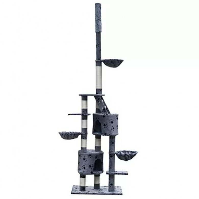 Rascador XL para gatos color Gris Huellas, , large image number null