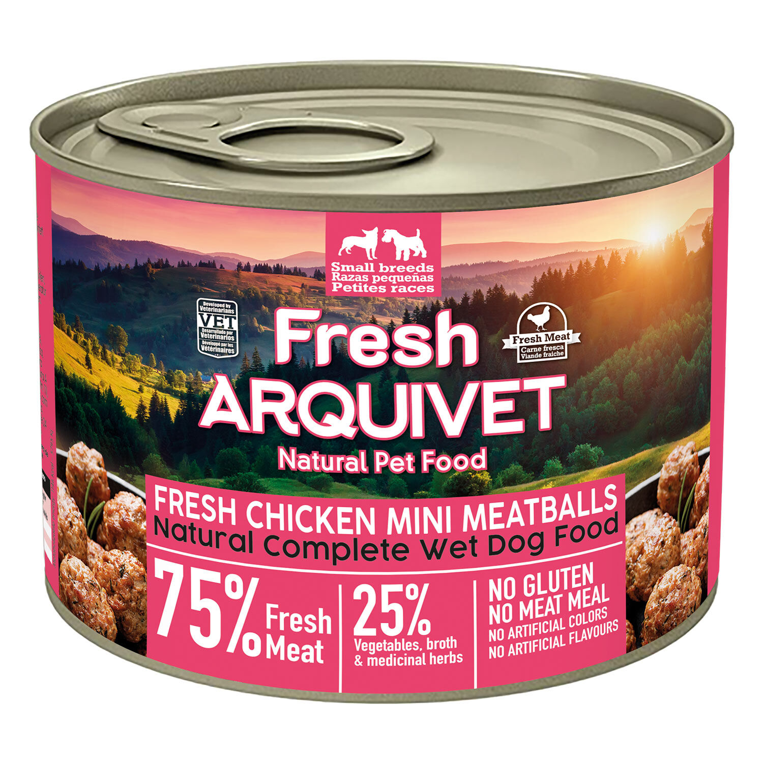 Arquivet Fresh MINI Chicken Meatballs 200gr, , large Imagen numero 1