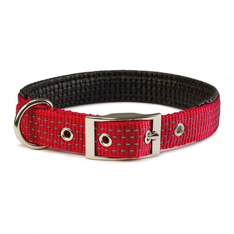 Collar para perros Arquivet de nylon color rojo, , large image number null