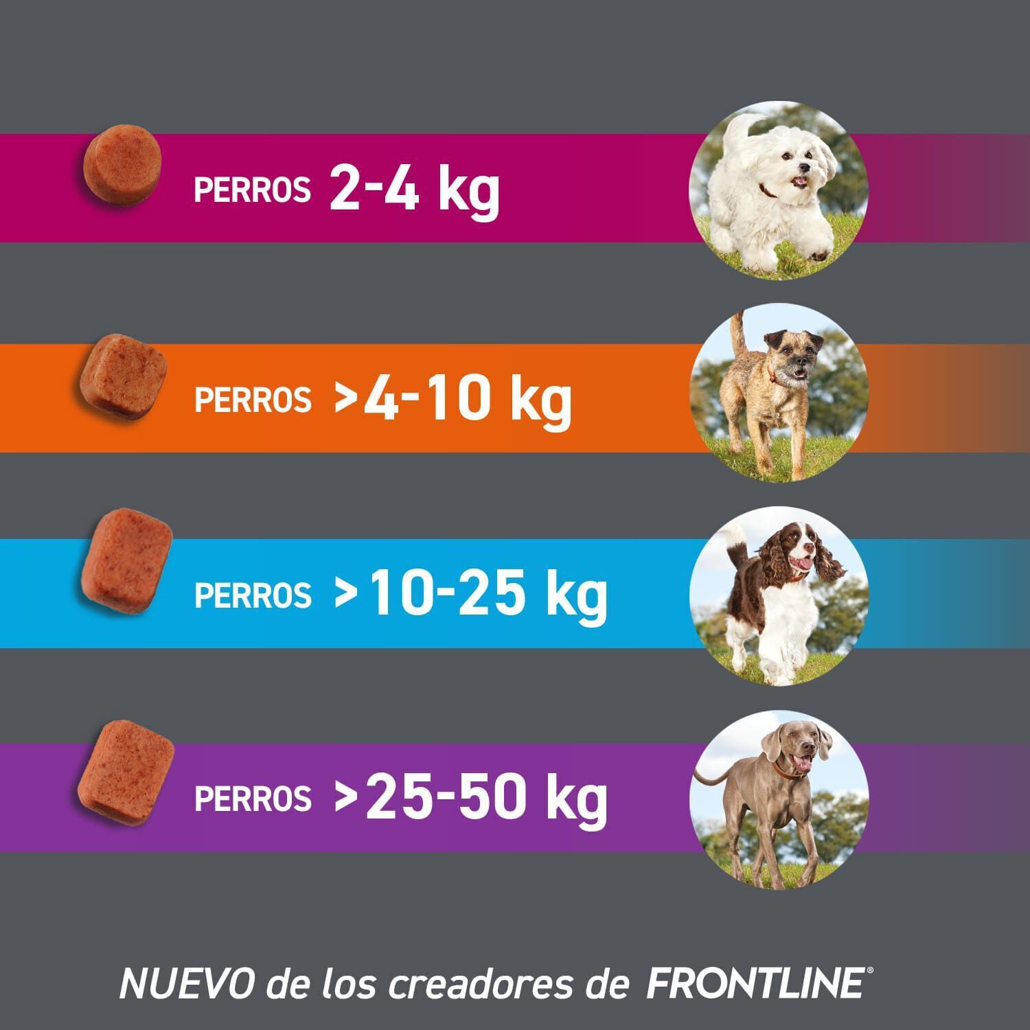Frontpro Comprimidos Masticables Antiparasitario para perros thumbnail