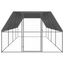 vidaXL Jaula gallinero de acero galvanizado 3x6x2 m, , large indicador imagen numero 7