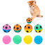 Nobleza - Pelota de Espuma para Gatos 8PCS,Pelotas de Fútbol para Gatos, Bolas de Juguete para Gatos,Juguetes de Interior y Exterior,Juguetes Interactivos para Gatos, , large indicador imagen numero 1