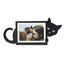 Balvi Marco Hidden Cat Color Negro Diseño en forma de gato, para los amantes de los animales Metal 15x10 cm, , large indicador imagen numero 1