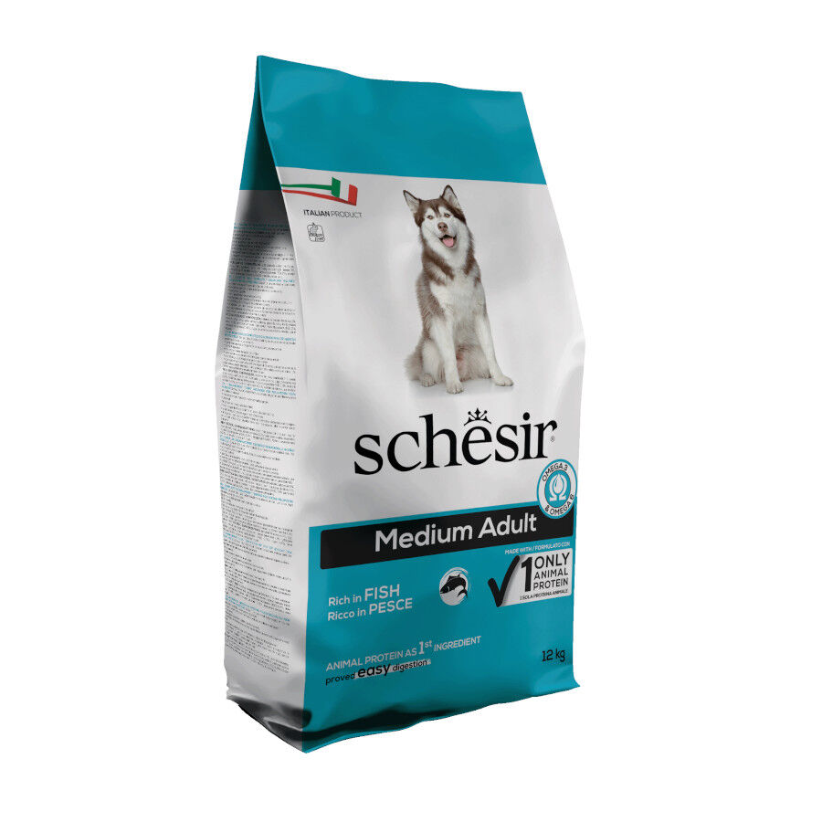 3 kg Schesir Adult Medium Nature Pescado pienso para perros, , large Imagen numero 1