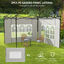 Outsunny Paredes Laterales Blanco, , large indicador imagen numero 4
