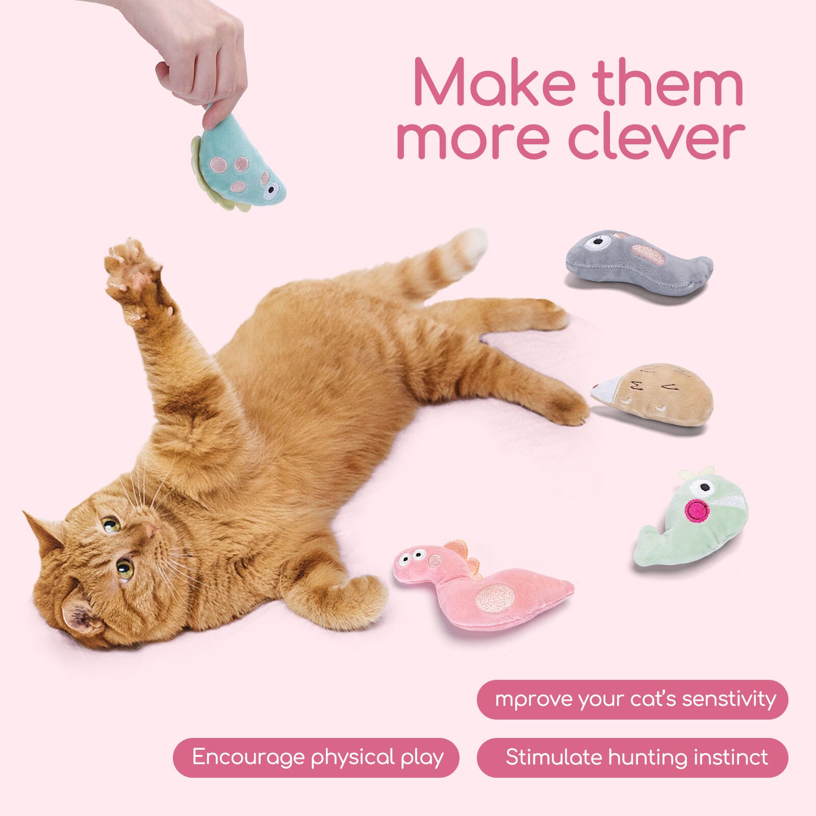 Nobleza Peluche con Catnip para gatos thumbnail