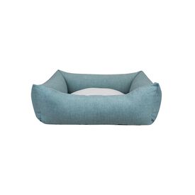 YAGU DESCANSO CUNA DESENFUNDABLE LONETA TURQUESA (T-5  100 x 80 x 24 CM)