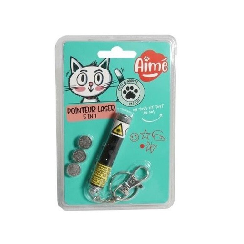 AIME laser pointer toy juguete 5 en 1 para gatos, , large image number null