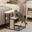 PawHut Escalera para Perros Crema y Negro, , large indicador imagen numero 2