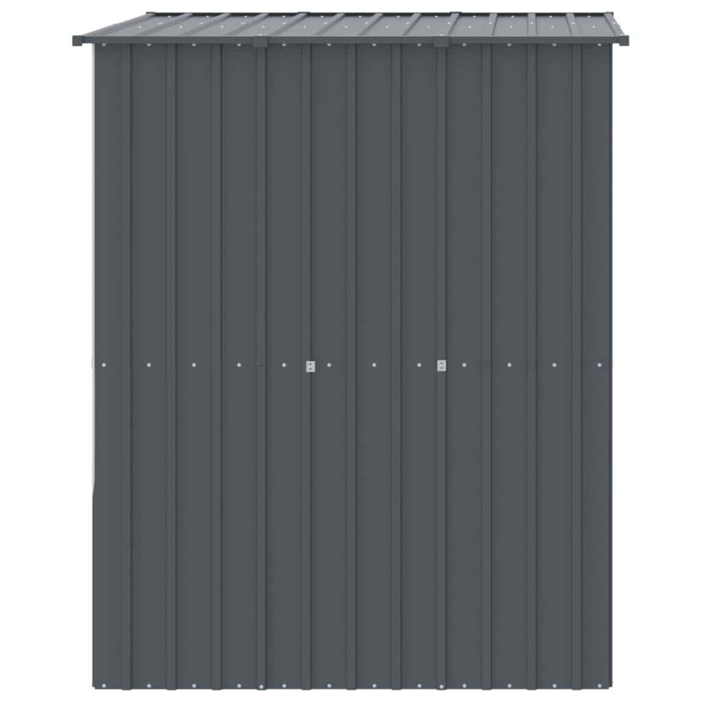 VidaXL Caseta con tejado de acero gris para perros thumbnail