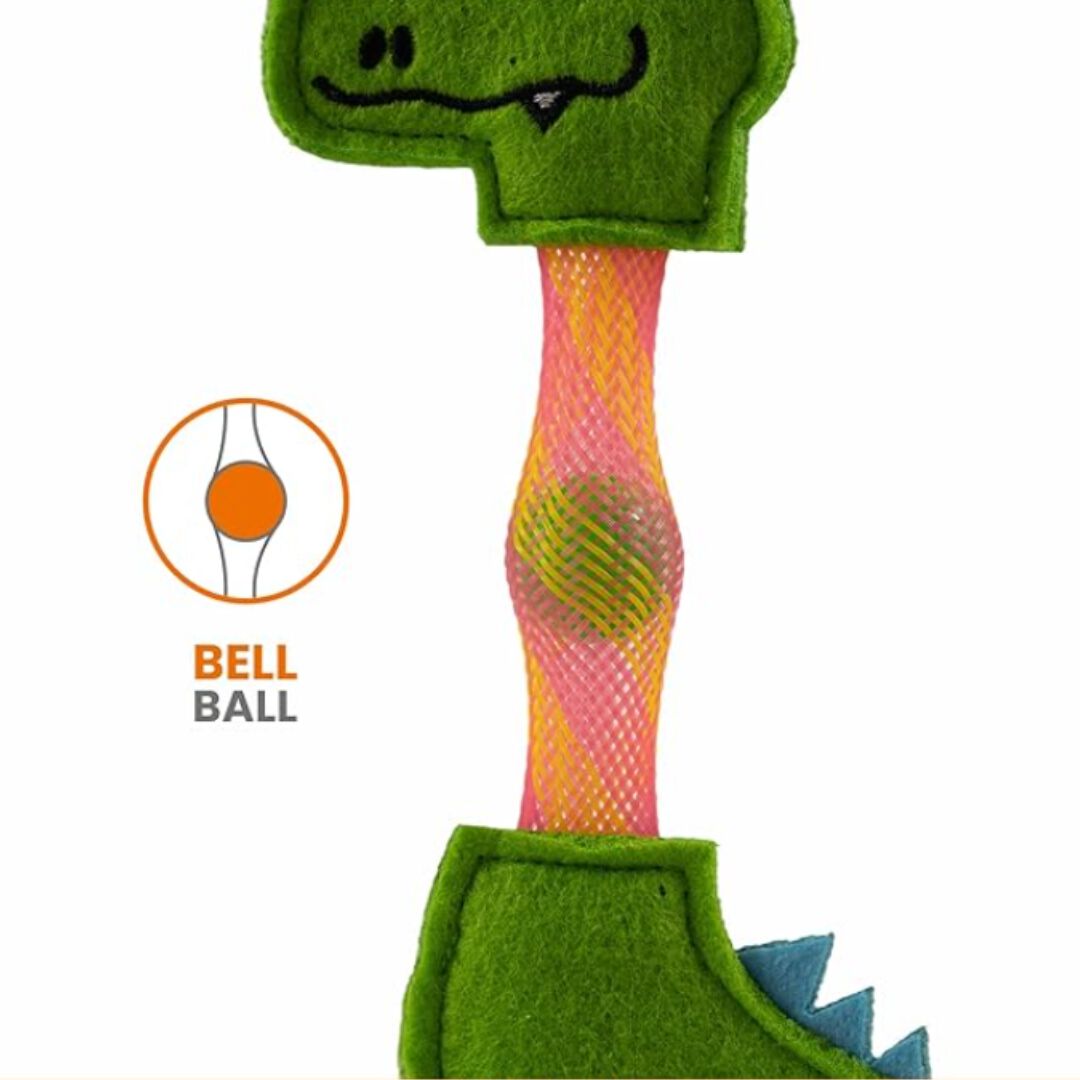 FOFOS | Cocodrilo con Tubo Plegable y Catnip - Para Gato, , large Imagen numero 3