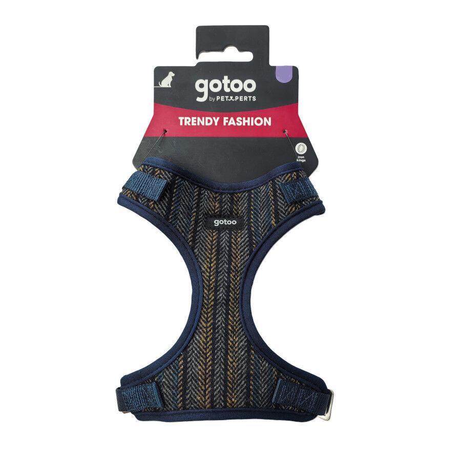 Gotoo Arn&eacute;s tipo camiseta Tweed azul para perros, , large Imagen numero 5